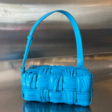 SMALL BRICK CASSETTE 23 IN SKY BLUE SOFT LAMBSKIN Amelia