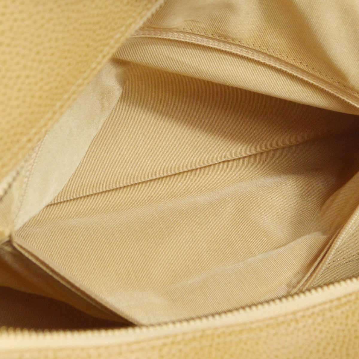 CHANEL 2000-2001 Bowling Bag 37 Beige Caviar 97428
