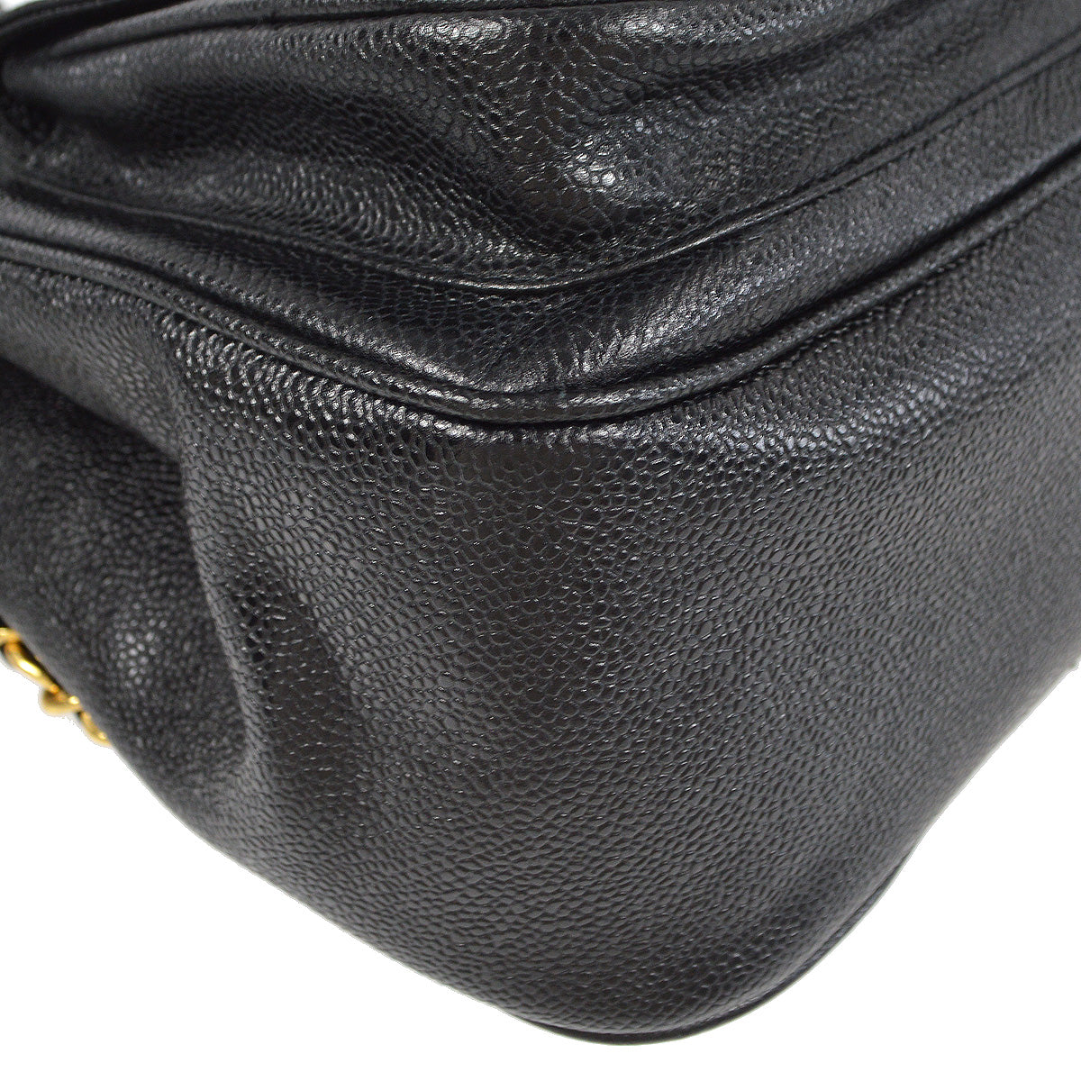 CHANEL 1994-1996 Pocket Backpack Black Caviar 97481