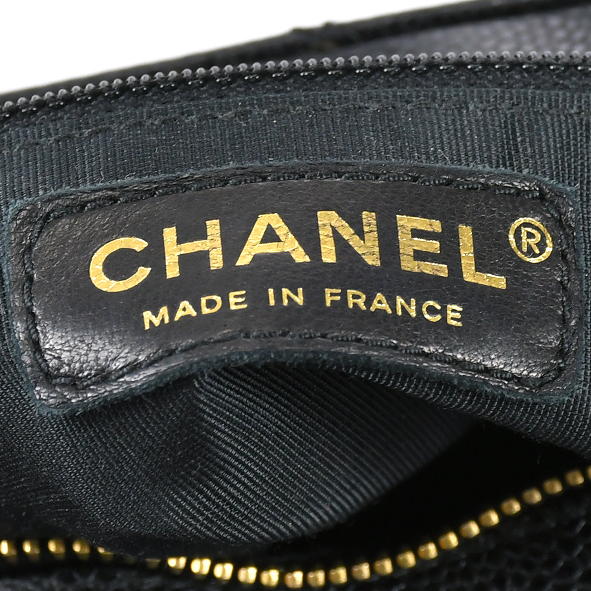 CHANEL 2001-2003 Handbag Black Caviar 78289