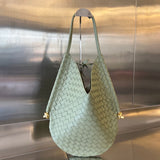 MEDIUM SOLSTICE 44 SARDINE GREY LAMBSKIN Amelia