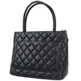 CHANEL 2001-2003 Medallion Tote SHW Black Caviar 67999