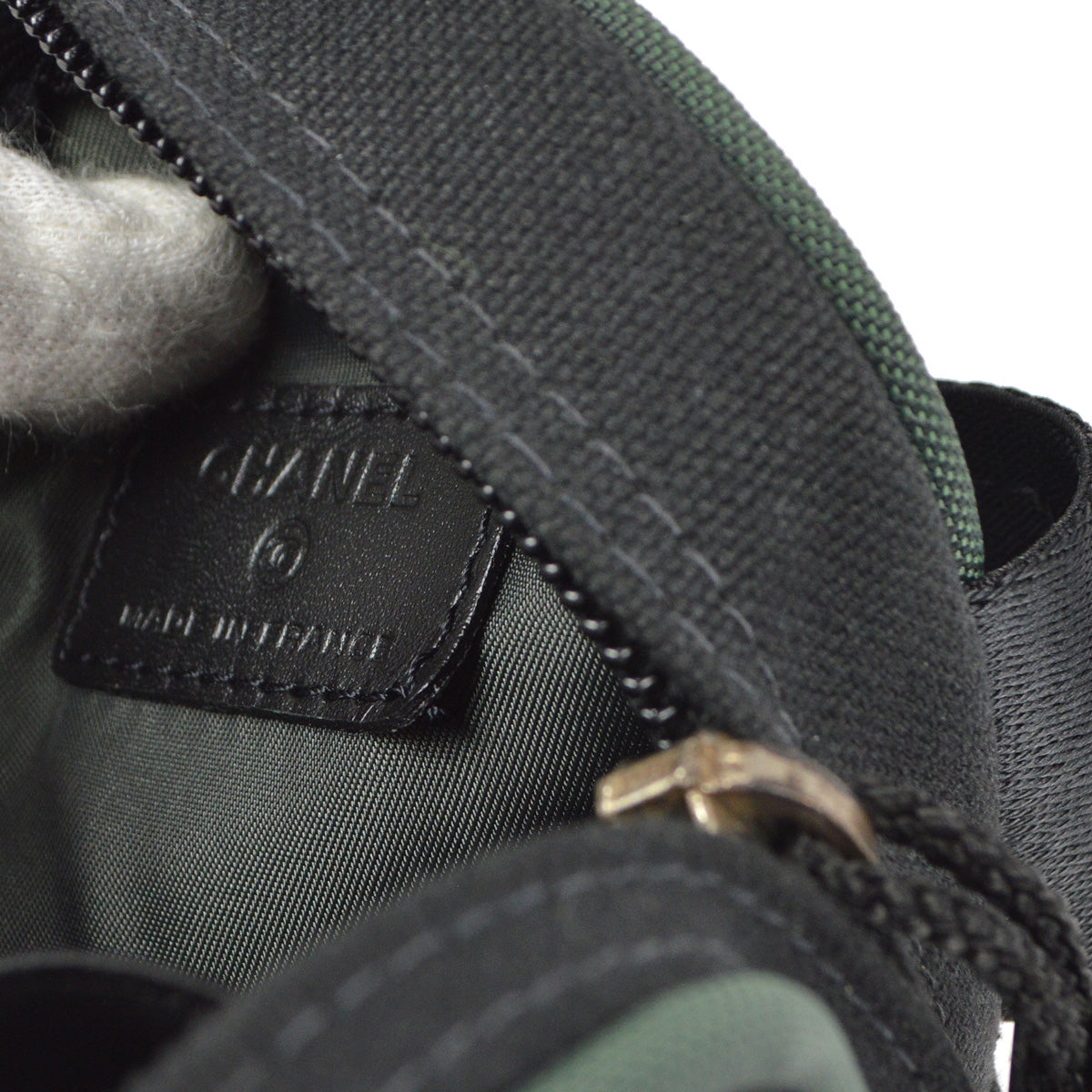 CHANEL 2003-2004 Sports Line Arm Bag Canvas 97793