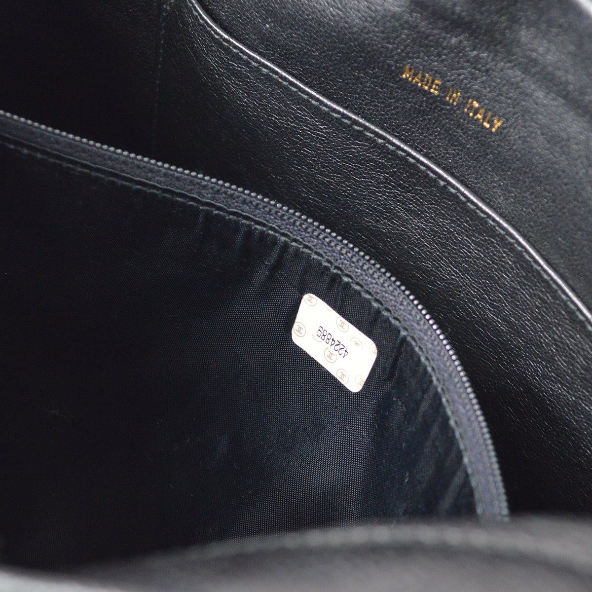 CHANEL 1996-1997 Camera Bag Large Black Caviar 97513