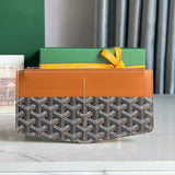 INSERT LOUISE 21 IN BROWN GOYARDINE CANVAS Amelia Amelia