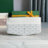 INSERT LOUISE 21 IN WHITE GOYARDINE CANVAS
