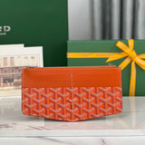 INSERT LOUISE 21 IN RED ORANGE GOYARDINE CANVAS Amelia Bags