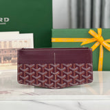 INSERT LOUISE 21 IN BURGUNDY RED GOYARDINE CANVAS Amelia Bags