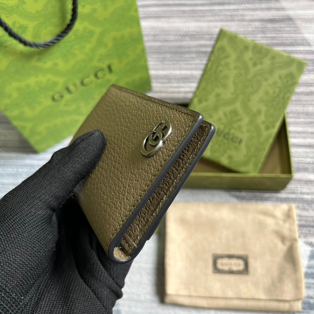 GG MARMONT 12 LONG WALLET IN MOCHA BROWN CALFSKIN Amelia Amelia