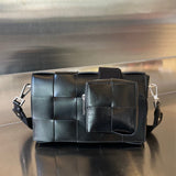 CASSETTE 23 BLACK CALFSKIN WITH VERSATILE STRAP Amelia