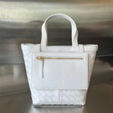 FLIP FLAP 23 BAG IN WHITE LAMBSKIN Amelia Amelia