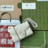 MARMONT QUILTED HANDBAG 20 IN WHITE CALFSKIN Amelia Amelia