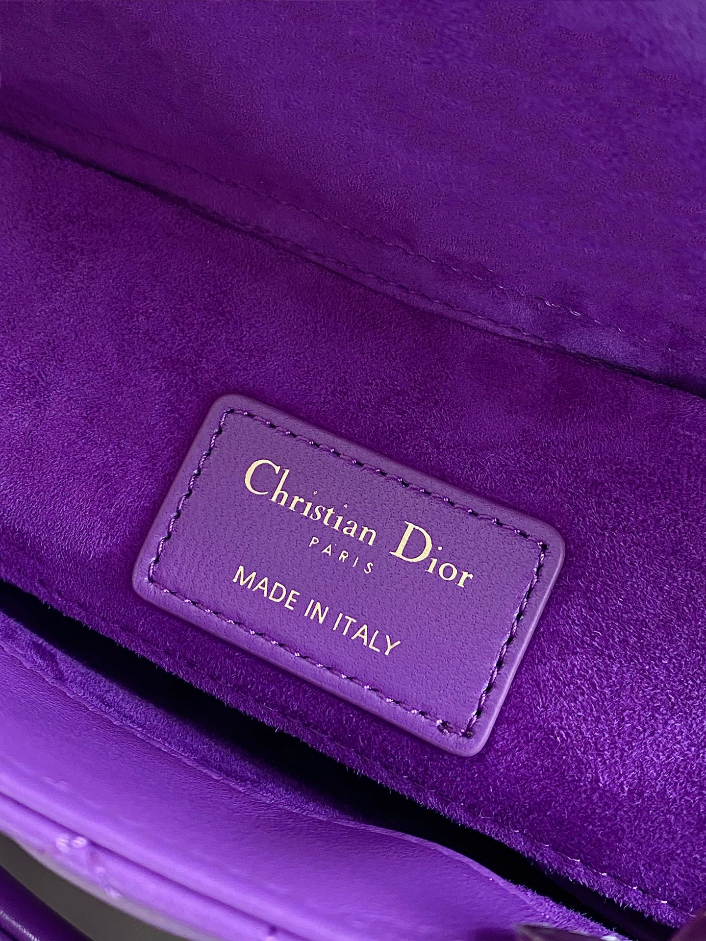 D-JOY BAG 22 IN VIOLET PURPLE LAMBSKIN Amelia