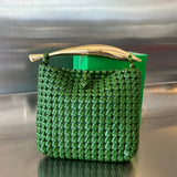 SARDINE 29 BAG IN GREEN LAMBSKIN Amelia Amelia