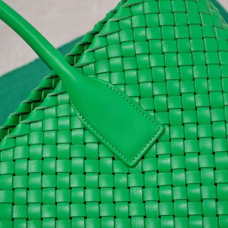 Large Cabat 45cm Green Lambskin Ghw Amelia Amelia