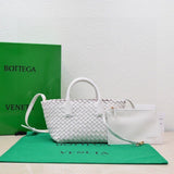 Mini Cabat 20cm White Lambskin Ghw Amelia Amelia