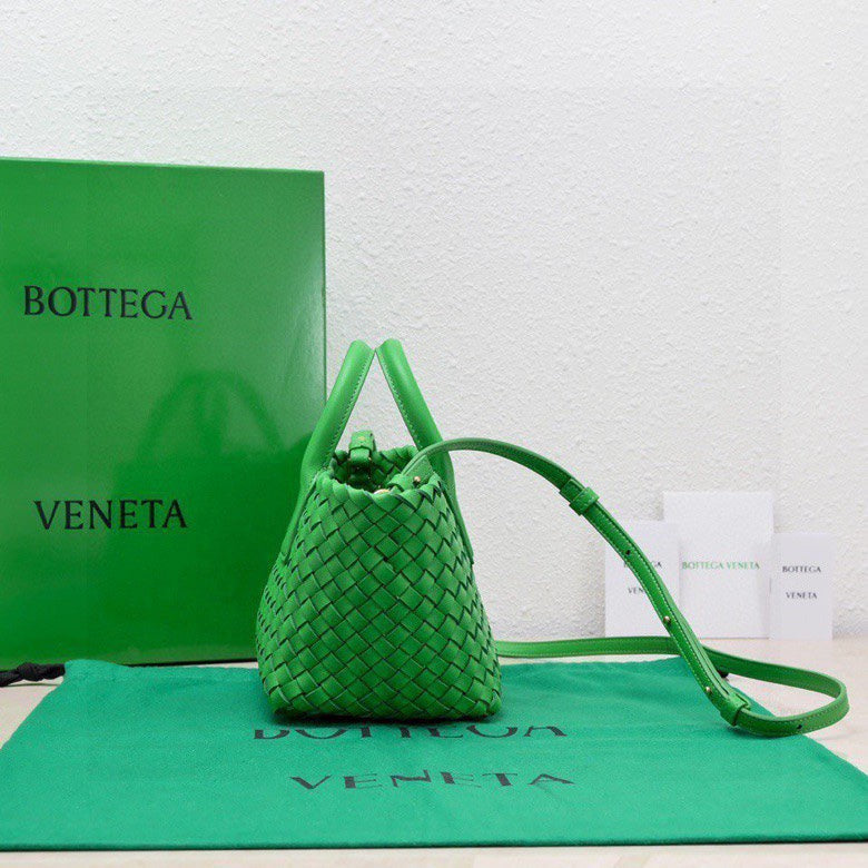 Mini Cabat 20cm Dark Green Lambskin Ghw Amelia