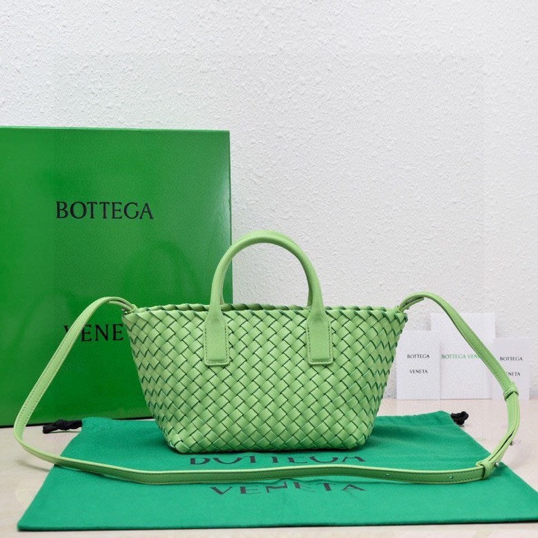 Mini Cabat 20cm Green Lambskin Ghw Amelia