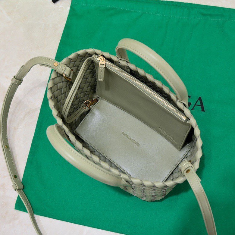 Mini Cabat 20cm Light Green Lambskin Ghw Amelia Amelia