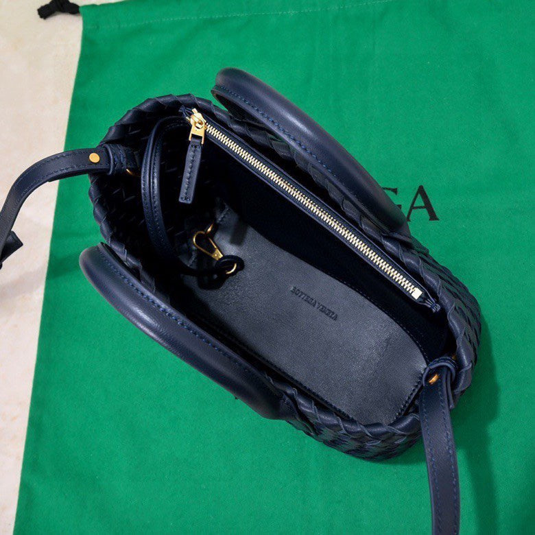 Mini Cabat 20cm Blue Lambskin Ghw Amelia Amelia