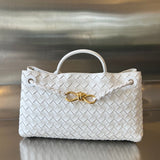 SMALL ANDIAMO 29 IN WHITE LAMBSKIN Amelia