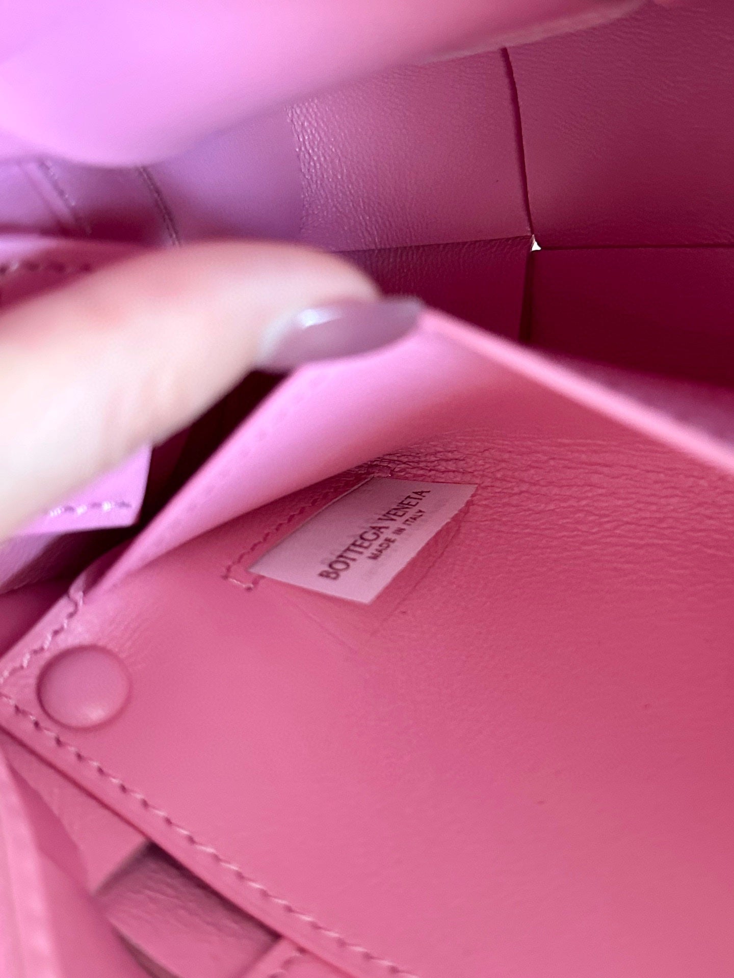 CASSETTE 23 IN LIGHT PINK LAMBSKIN Amelia