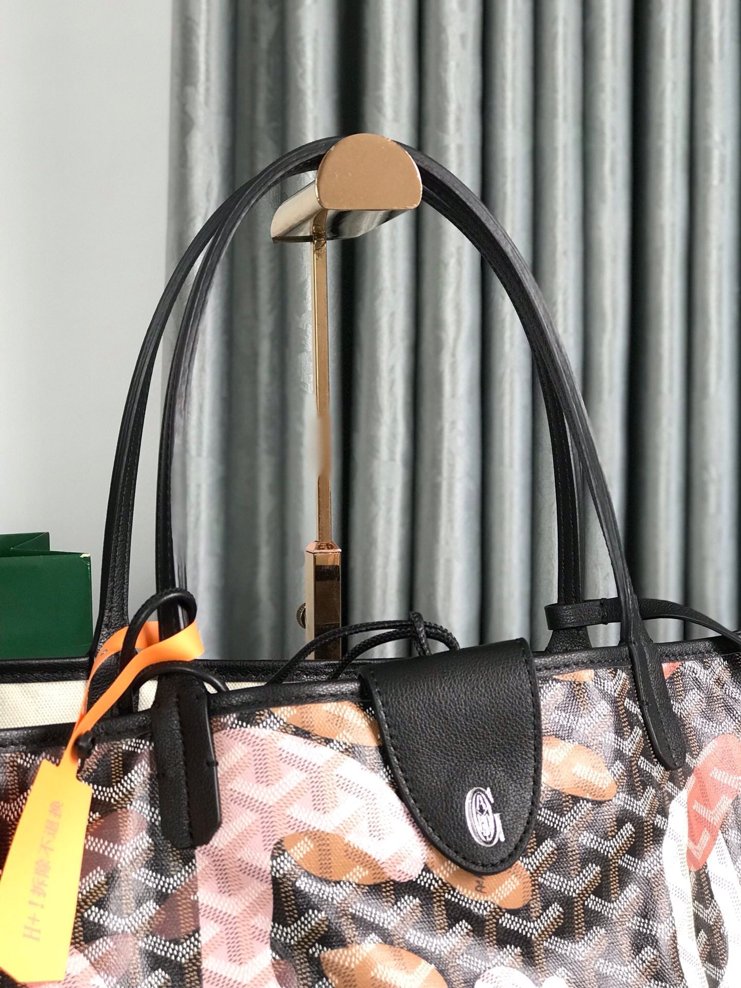 SAINT LOUIS GM BAG 40 IN PINK LETTRES CAMOUFLAGE GOYARDINE CANVAS Amelia
