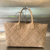 LARGE CABAT 51 IN CAMEL BROWN SUEDE