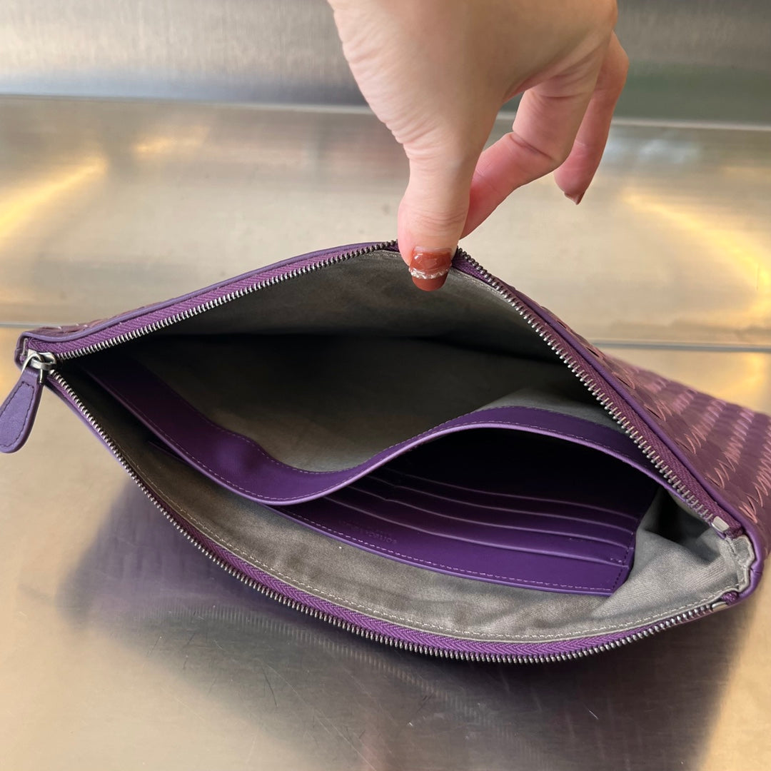 INTRECCIATO 30 IN PURPLE VIOLET LAMBSKIN Amelia