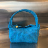 TOSCA 27 BAG IN AZURE BLUE CALFSKIN Amelia Amelia