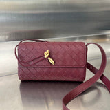 ANDIAMO 21 IN BURGUNDY RED LAMBSKIN Amelia