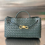 SMALL ANDIAMO 29 IN DARK GREEN LAMBSKIN Amelia Amelia