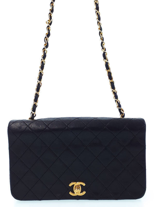 Chanel Matelasse Chain Shoulder Bag Lambskin