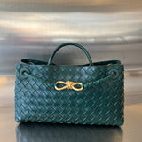 SMALL ANDIAMO 29 IN EMERALD GREEN LAMBSKIN Amelia Amelia