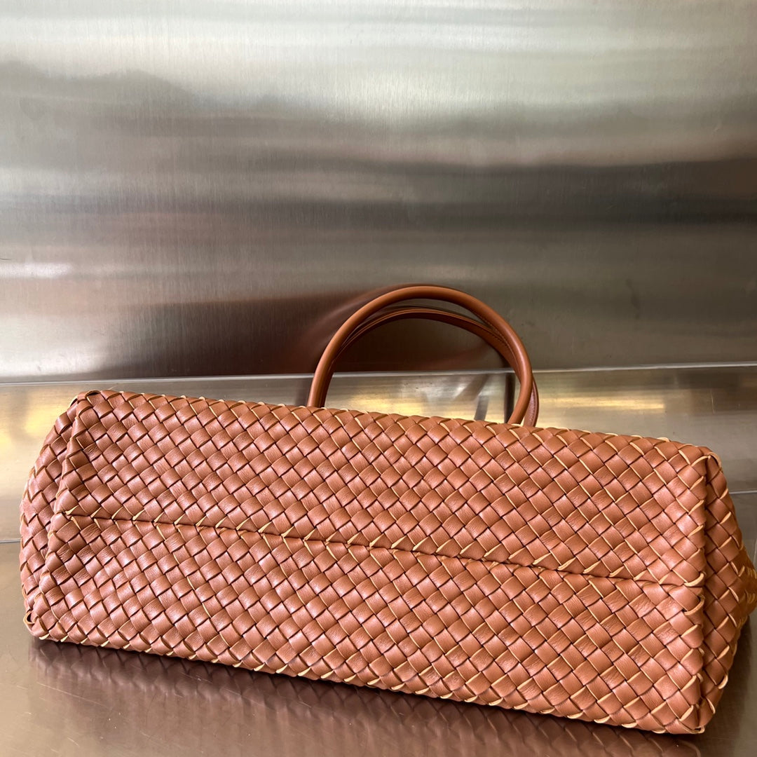LARGE CABAT 51 IN BRONZE ORANGE LAMBSKIN Amelia Amelia