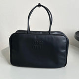 BEAU BAG 34 IN BLACK LEATHER Amelia