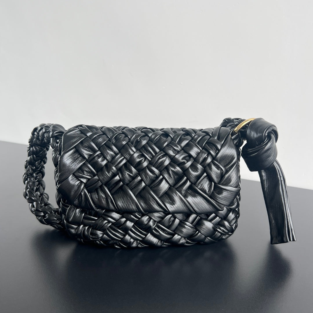 KALIMERO CITTÀ 25 IN BLACK CALFSKIN Amelia Amelia