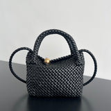 MINI TOSCA 20 IN BLACK CALFSKIN Amelia