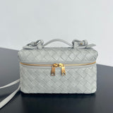 BANG BANG 22 VANITY CASE IN GREY COIN CALFSKIN Amelia