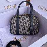 MEDIUM D-VIBE BOWLING BAG 25 BLUE JACQUARD Amelia