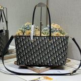MEDIUM 37 TOUJOURS BAG IN BLACK MONOGRAM DENIM Amelia