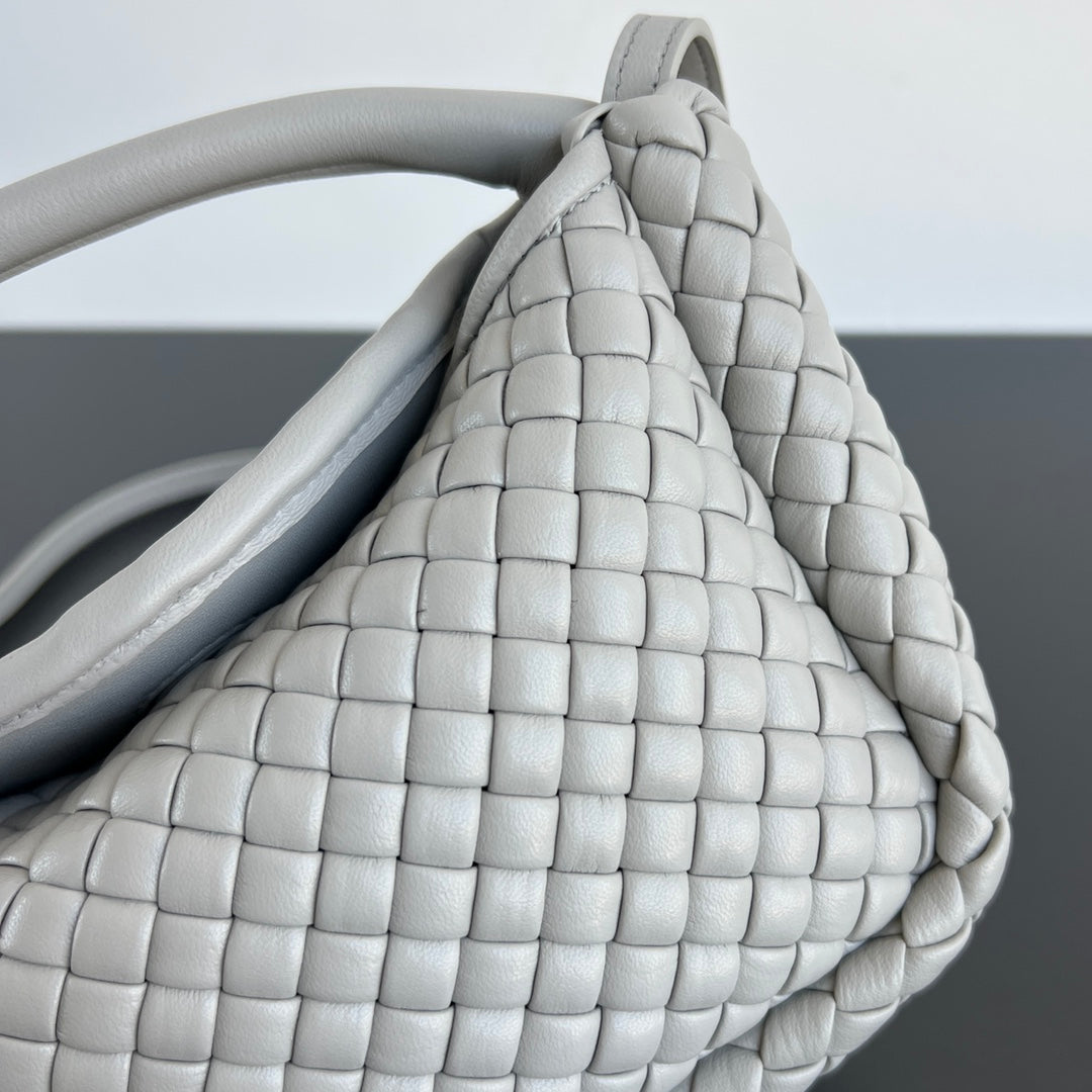 COAmeliaLE TOP HANDLE BAG 23 IN RHINO GRAY LAMBSKIN Amelia
