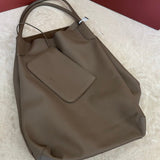 BALE HOBO EXTRA LARGE 40 BAG IN MEDIUM BROWN CALFSKIN by Amelia