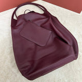BALE HOBO EXTRA LARGE 40 BAG IN MULBERRY PURPLE CALFSKIN by Amelia