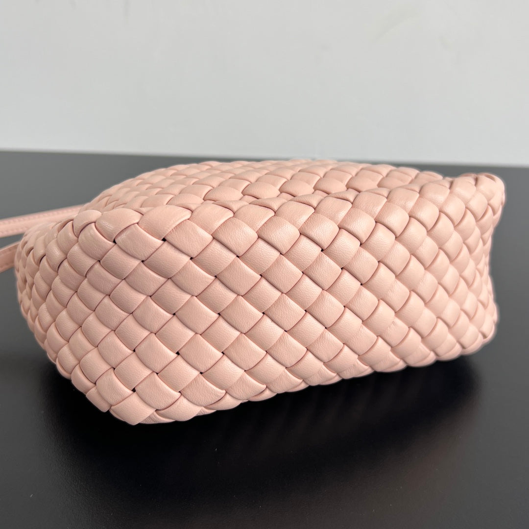 COAmeliaLE TOP HANDLE BAG 23 IN MELON PINK LAMBSKIN Amelia