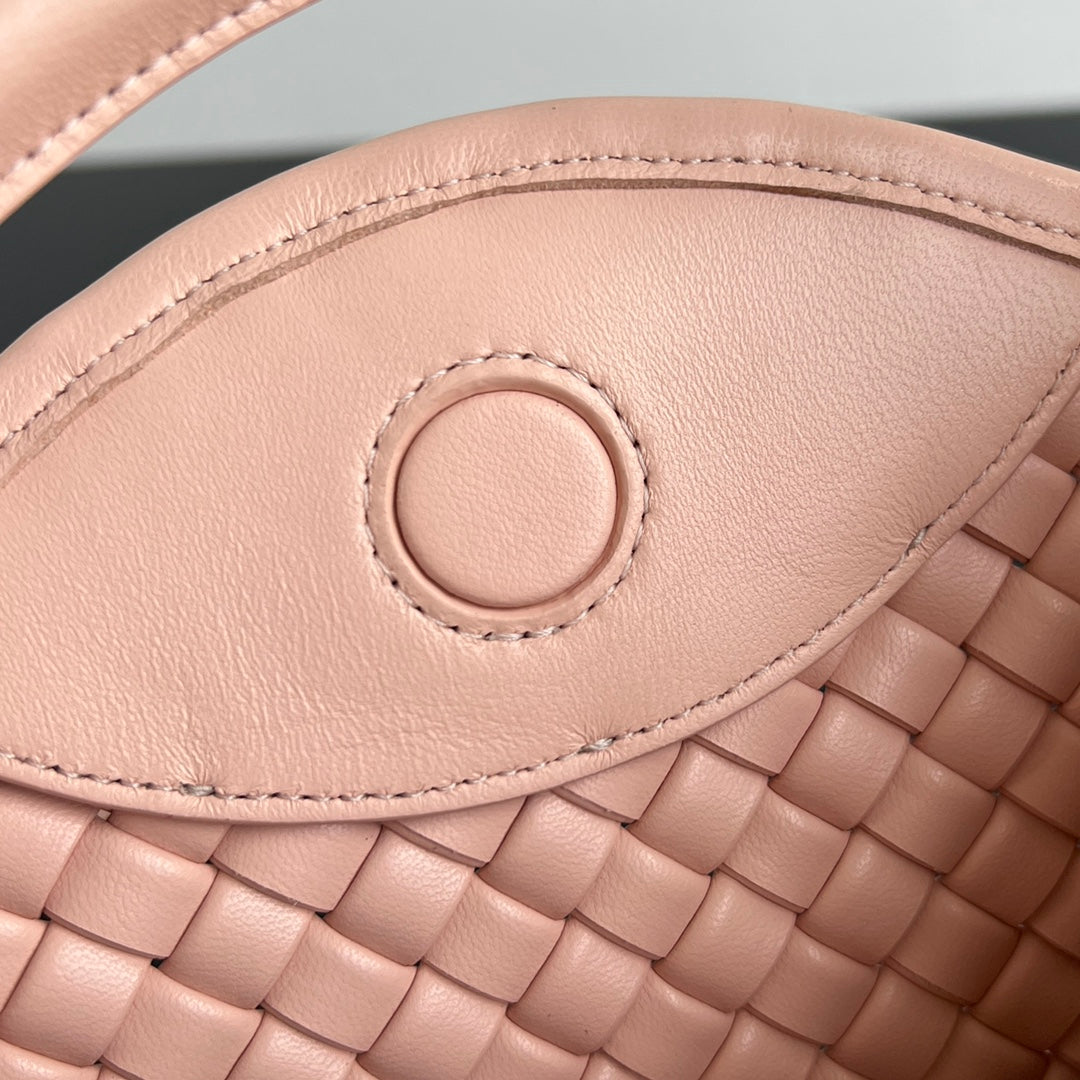 COAmeliaLE TOP HANDLE BAG 23 IN MELON PINK LAMBSKIN