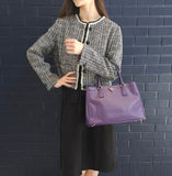 Prada Purple Saffiano Lux Leather Galleria tote TWS
