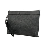 Louis Vuitton Pochette To-Go  Leather Clutch Bag