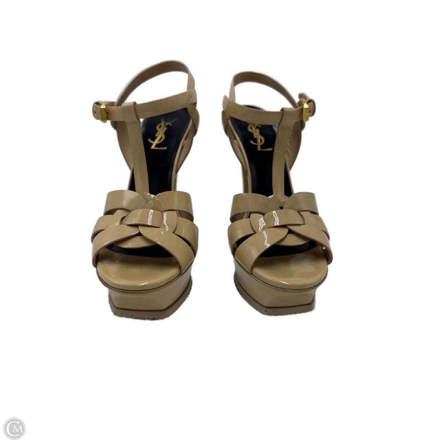 Yves Saint Laurent YSL Tribute Platform Sandals, Size: 7 (37)