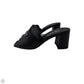 Sandals Luxury Designer By Prada In Black, Size: 9.5 (39.5)